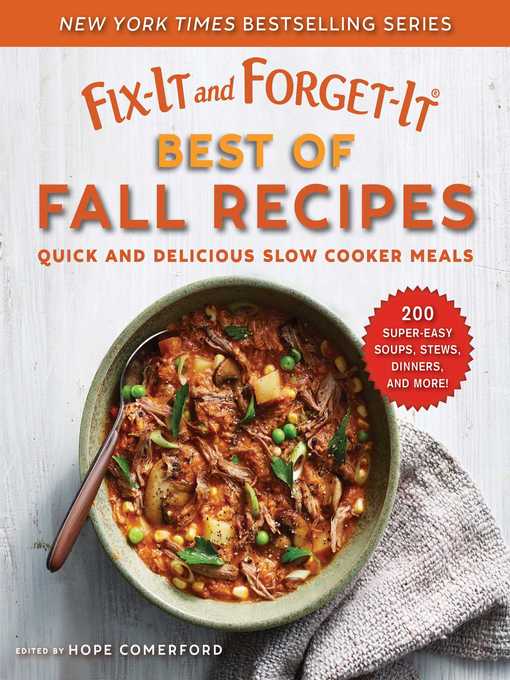 Title details for Fix-It and Forget-It Best of Fall Recipes by Hope Comerford - Wait list